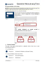 Preview for 14 page of Maico easyTone Operation Manual