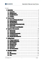 Preview for 3 page of Maico easyTymp Operation Manual