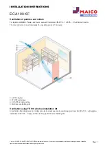 Maico ECA 100 KF Installation Instructions Manual preview