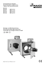 Preview for 1 page of Maico EKR 20 Mounting And Operating Instructions