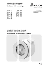 Maico ERM 15 Mounting & Operating Instructions preview