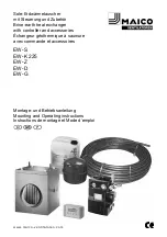 Preview for 1 page of Maico EW-D Mounting And Operating Instructions