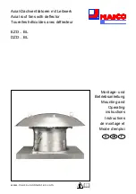 Maico EZD BL Series Operating Instructions Manual preview