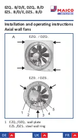 Preview for 38 page of Maico EZQ B Series Manual