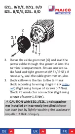 Preview for 47 page of Maico EZQ B Series Manual