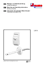 Maico LW 9 Mounting And Operating Instructions preview