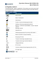 Preview for 8 page of Maico MA 25 Operation Manual