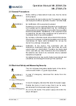 Preview for 9 page of Maico MA 25 Operation Manual