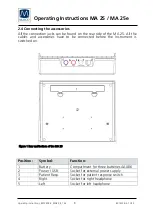 Preview for 8 page of Maico MA 25e Operating Instructions Manual