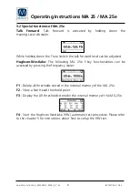 Preview for 10 page of Maico MA 25e Operating Instructions Manual