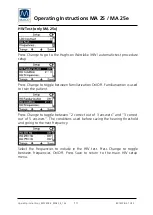 Preview for 15 page of Maico MA 25e Operating Instructions Manual