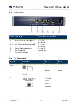 Preview for 82 page of Maico MA 33 Operation Manual