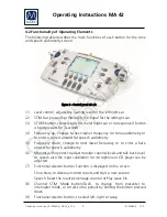 Preview for 11 page of Maico MA 42 Operating Instructions Manual