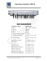 Preview for 53 page of Maico MA 42 Operating Instructions Manual