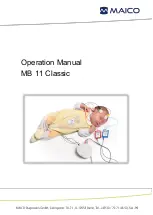 Maico MB 11 Classic Operation Manual preview