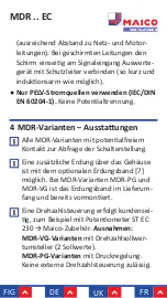 Preview for 22 page of Maico MDR 22 EC Mounting And Operating Instructions