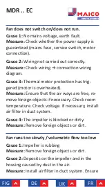 Preview for 109 page of Maico MDR 22 EC Mounting And Operating Instructions