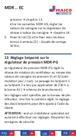 Предварительный просмотр 145 страницы Maico MDR 22 EC Mounting And Operating Instructions