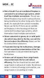 Предварительный просмотр 67 страницы Maico MDR EC Series Mounting And Operating Instructions