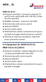 Предварительный просмотр 78 страницы Maico MDR EC Series Mounting And Operating Instructions