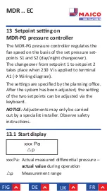 Предварительный просмотр 91 страницы Maico MDR EC Series Mounting And Operating Instructions