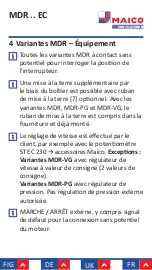 Предварительный просмотр 129 страницы Maico MDR EC Series Mounting And Operating Instructions