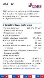 Предварительный просмотр 133 страницы Maico MDR EC Series Mounting And Operating Instructions