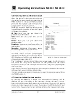 Preview for 22 page of Maico MI 34 Operating Instructions Manual