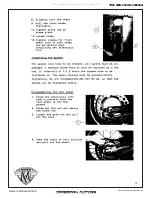 Preview for 22 page of Maico Motocross 250 1981 Technical Data, Owner'S Manual