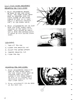 Предварительный просмотр 25 страницы Maico Motocross 250 Technical Data, Owner'S Manual