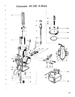 Предварительный просмотр 62 страницы Maico Motocross 250 Technical Data, Owner'S Manual