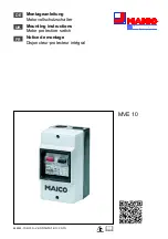 Предварительный просмотр 1 страницы Maico MVE 10 Mounting Instructions