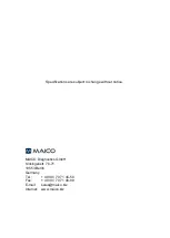 Preview for 98 page of Maico touchTymp MI 26 Operation Manual