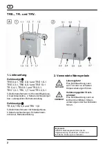 Preview for 2 page of Maico TR 0,4-1 Mounting And Operating Instructions