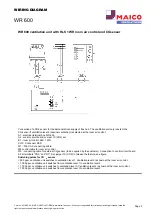 Preview for 3 page of Maico WR 600 Wiring Diagram