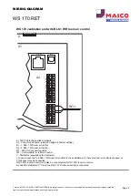 Предварительный просмотр 3 страницы Maico WS 170 KBL Wiring Diagram