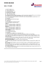 Preview for 2 page of Maico WS 170 KR Wiring Diagram