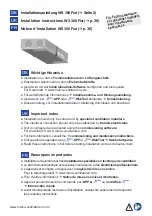 Preview for 1 page of Maico WS 300 Flat Installation Instructions Manual