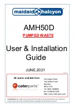 Maidaid Halcyon AMH50D User'S Installation Manual preview