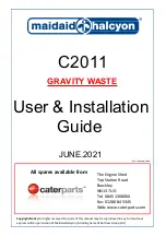 Maidaid Halcyon C2011 User And Installation Manual preview