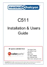 Maidaid Halcyon C511 Installation & User Manual предпросмотр