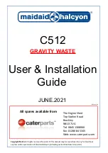 Maidaid Halcyon C512 User'S Installation Manual preview