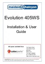 Preview for 1 page of Maidaid Halcyon Evolution 405WS Installation & User Manual