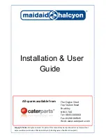 Preview for 1 page of Maidaid Halcyon Evolution 501 Installation And User Manual