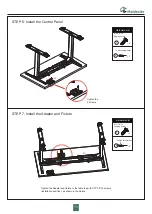 Предварительный просмотр 10 страницы Maidesite Standing Desk Assembly Instructions Manual