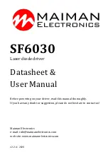 MAIMAN ELECTRONICS SF6030 User Manual preview