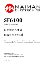 MAIMAN ELECTRONICS SF6100 User Manual preview