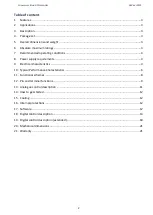 Preview for 3 page of MAIMAN ELECTRONICS SF6100 User Manual