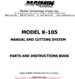 maimin K-105 Instruction Book And Parts preview