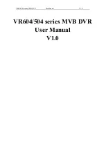 Preview for 1 page of Main First Technologies VR504 Series User Manual